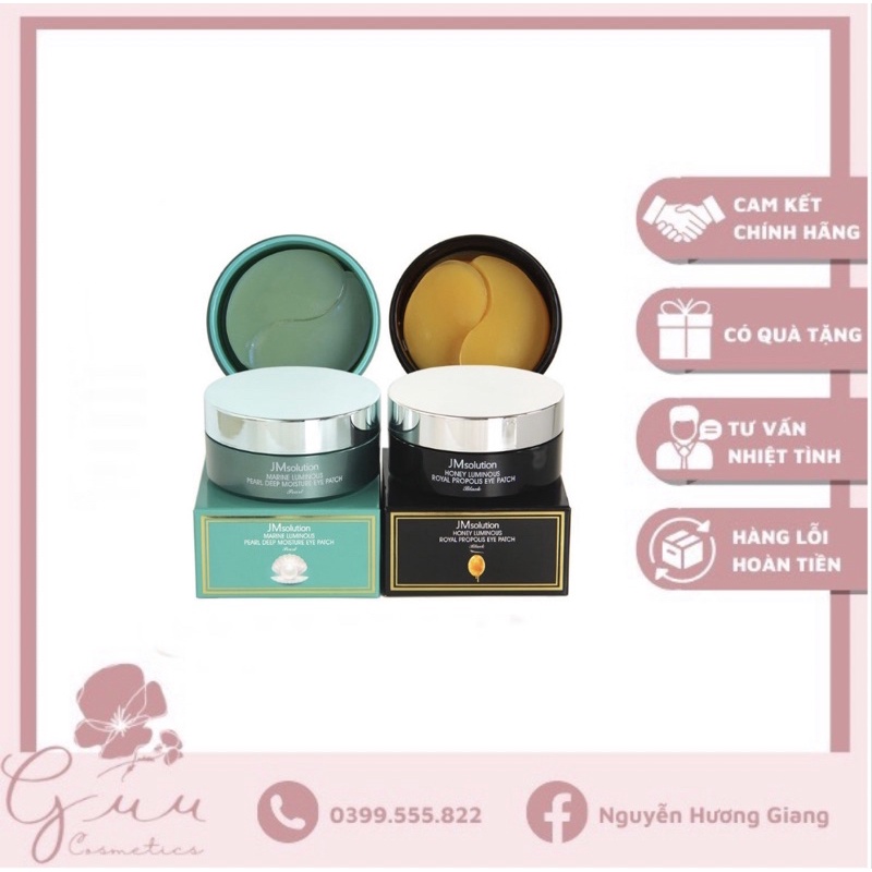 Mặt nạ mắt JM Solution giảm thâm, giảm nhăn Hàn Quốc