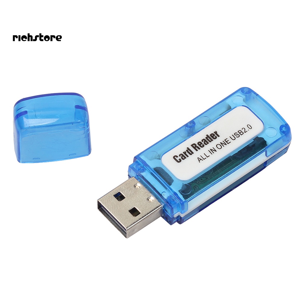 1 Đầu Đọc Thẻ Nhớ USB 2.0 4 Trong 1 Cho M2 SDHC DV Micro SD TF | BigBuy360 - bigbuy360.vn
