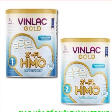 Sữa bột Vinlac Gold  số 1-2 lon 900g date 2024