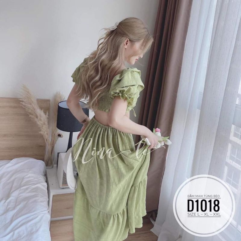 ĐẦM MAXI KHOÉT EO 2 BÊN BIGSIZE