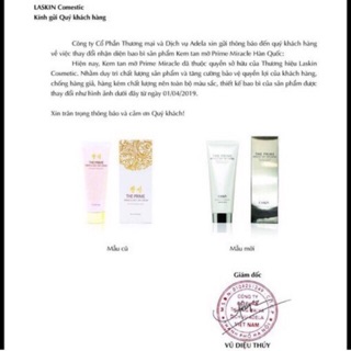 (Phiên bản mới-Chính hãng) Kem tan mỡ The Prime