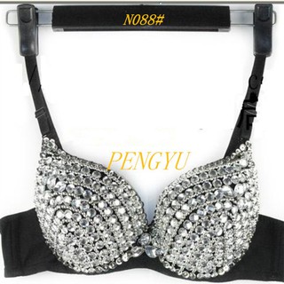 Sale 70% áo ngực đính đá gợi cảm cho nữ, black bra/gold,s giá gốc 283,000 đ - 96b34