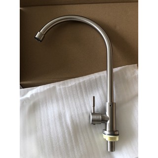 Vòi chén nước lạnh inox 304 ống 18