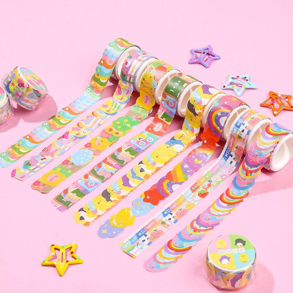 PISTA Cuộn Băng Dính Với Họa Tiết Dễ Thương, Đáng Yêu Dùng Trang Trí Scrapbook