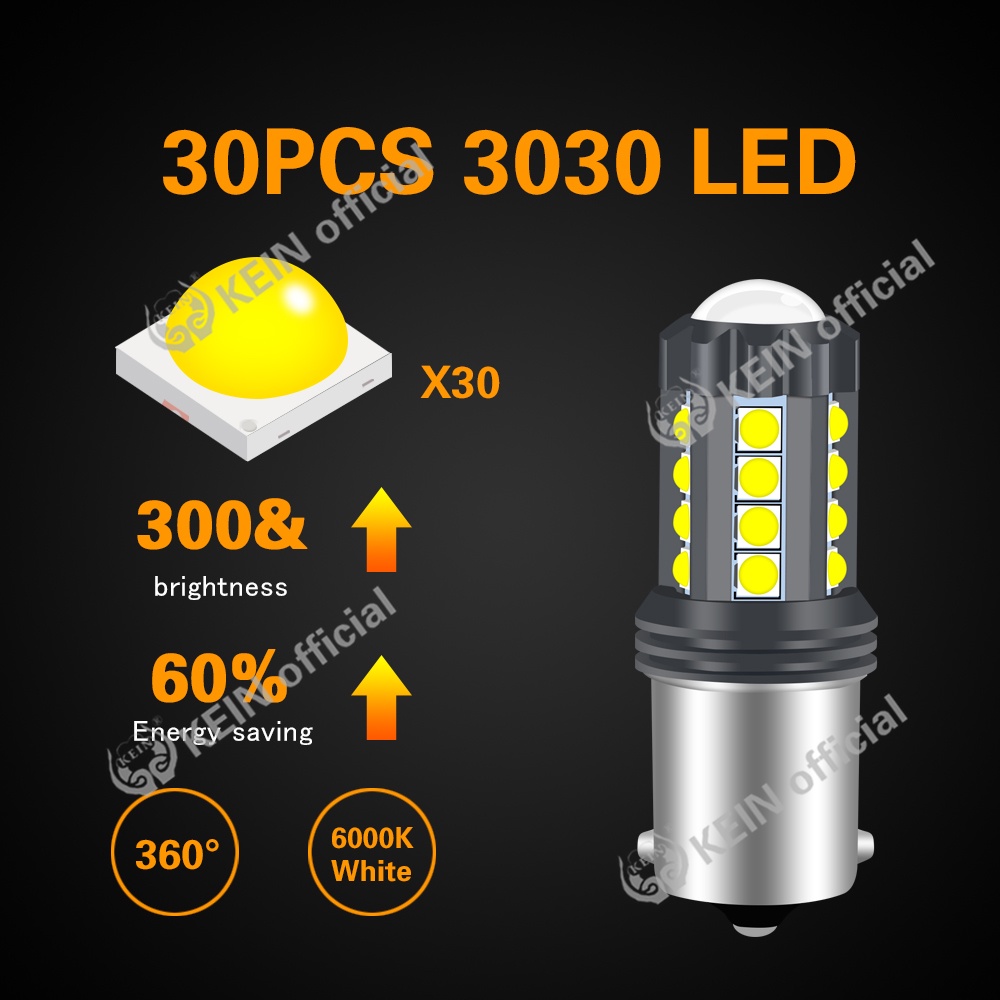 Bóng đèn phanh ô tô Led 23SMD 3030 chip 7440 7443 1156 1157 BA15S BAY15D S25 Led 921 912 dự phòng tự động đảo chiều 12V
