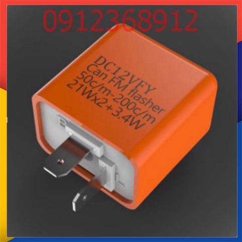 Cục chớp, cục nháy điện tử điều chỉnh nhanh chậm dùng cho đèn xi nhan xe máy