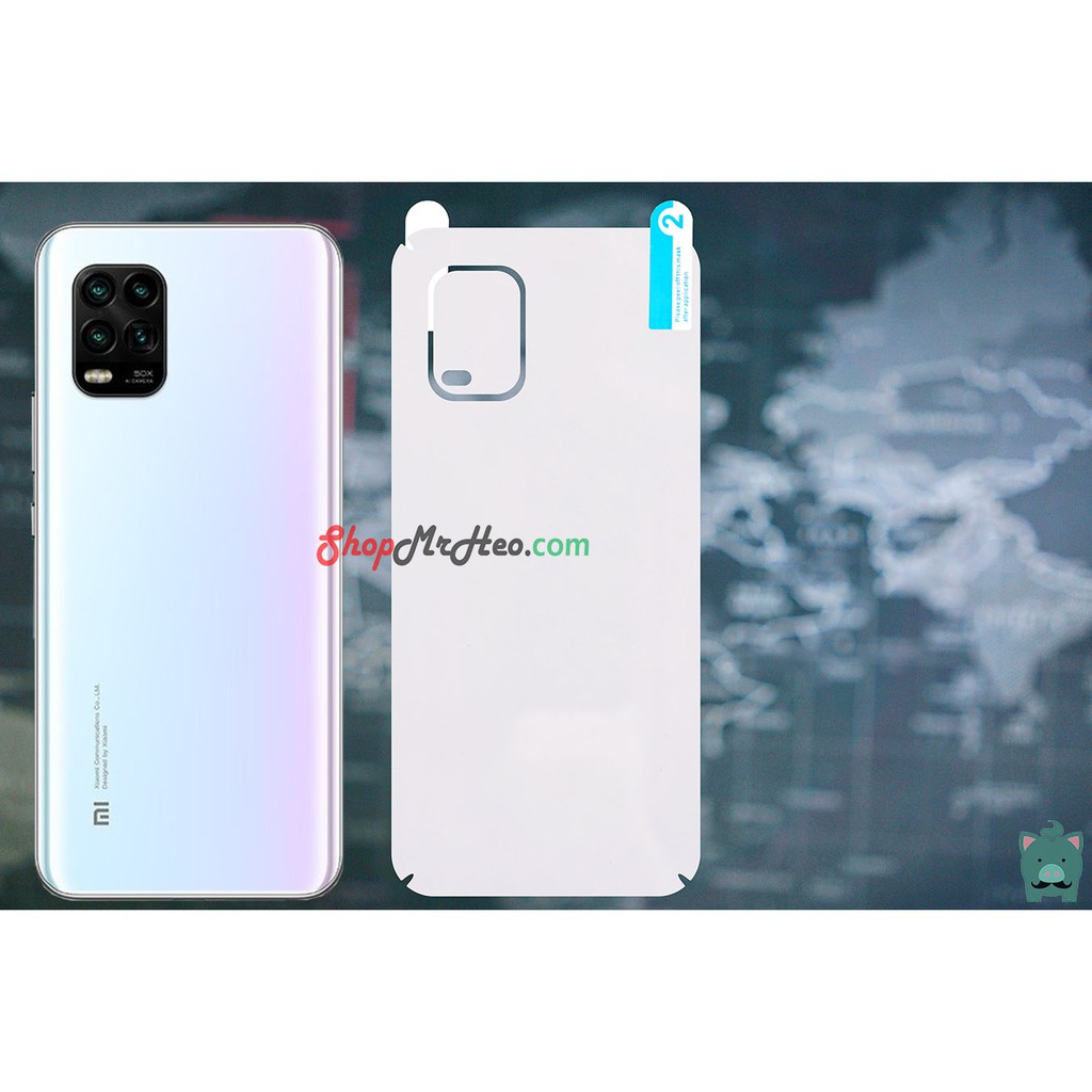 Dán Dẻo PPF Full Mặt Sau Lưng Xiaomi Mi 10 - Mi 10 Pro - Mi 10 Lite - Mi 10 Youth - Mi 10 Ultra - Mi 10S - Trong và nhám