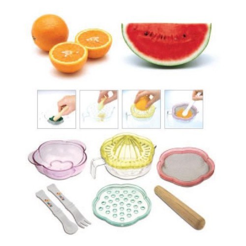 Bộ chế biến thức ăn đa năng (7 trong 1) bằng nhựa Farlin