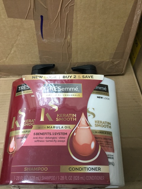 TRESemme Keratin Smooth cặp gội xả nhập Mỹ 828ml/ chai