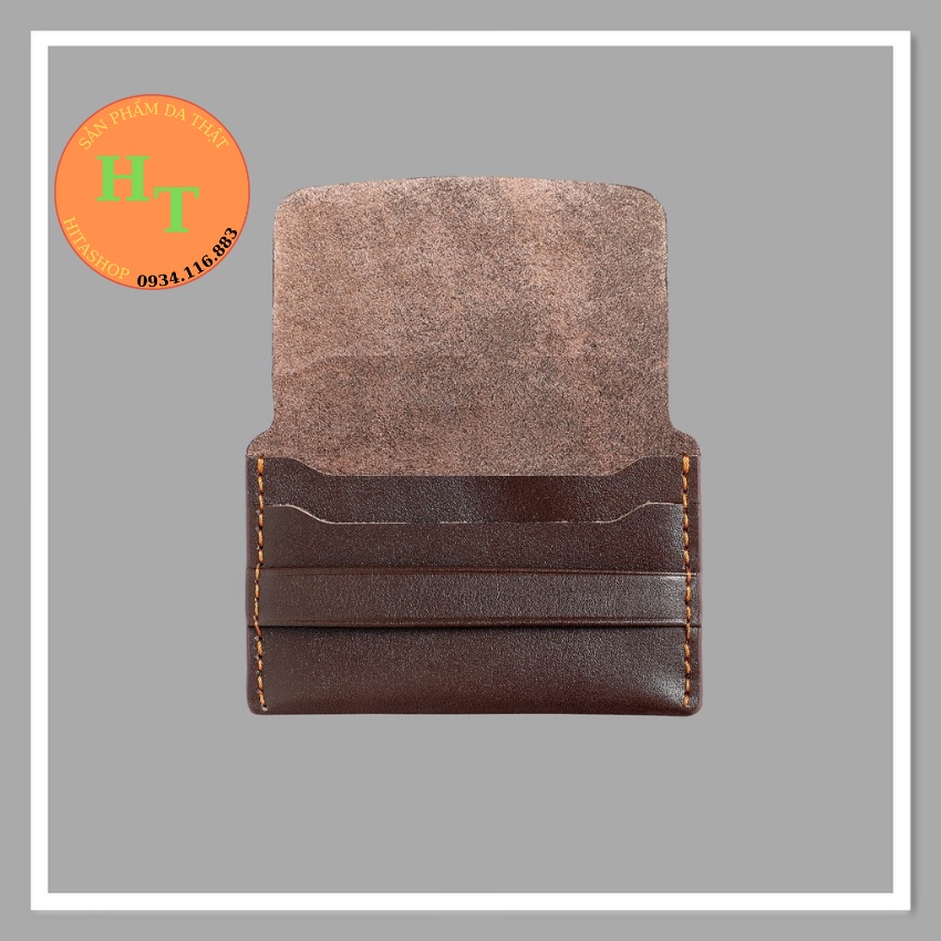 Ví đựng thẻ ATM cao cấp - Cam kết 100% da bò thật - Hàng chính hãng thương hiệu Hima Leather C01