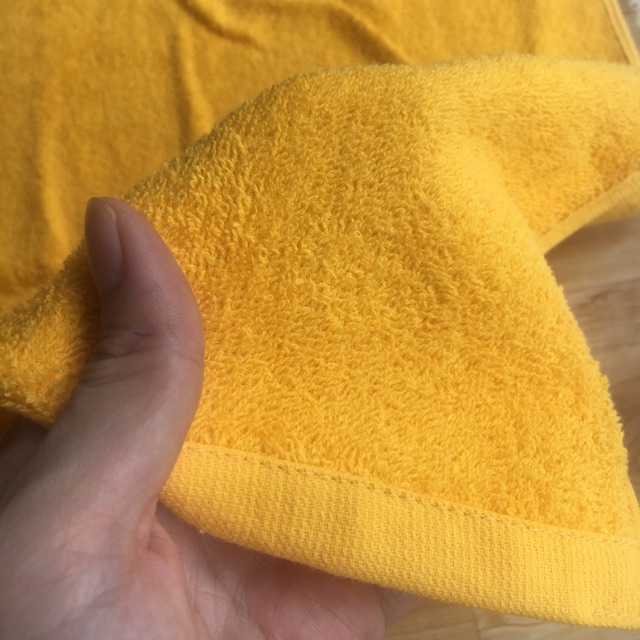 (330gr) cam Khăn tắm xuất Nhật 70x140 330 gr màu cam sale sốc