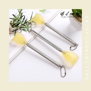 cây gãi lưng inox có thể kéo dài thu ngắn đầu nhựa hình bàn tay