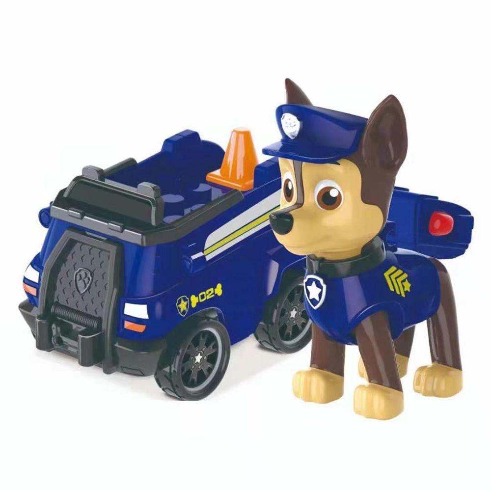 Mô Hình Nhân Vật Zuma Ryder Phim Rocky Pull Back