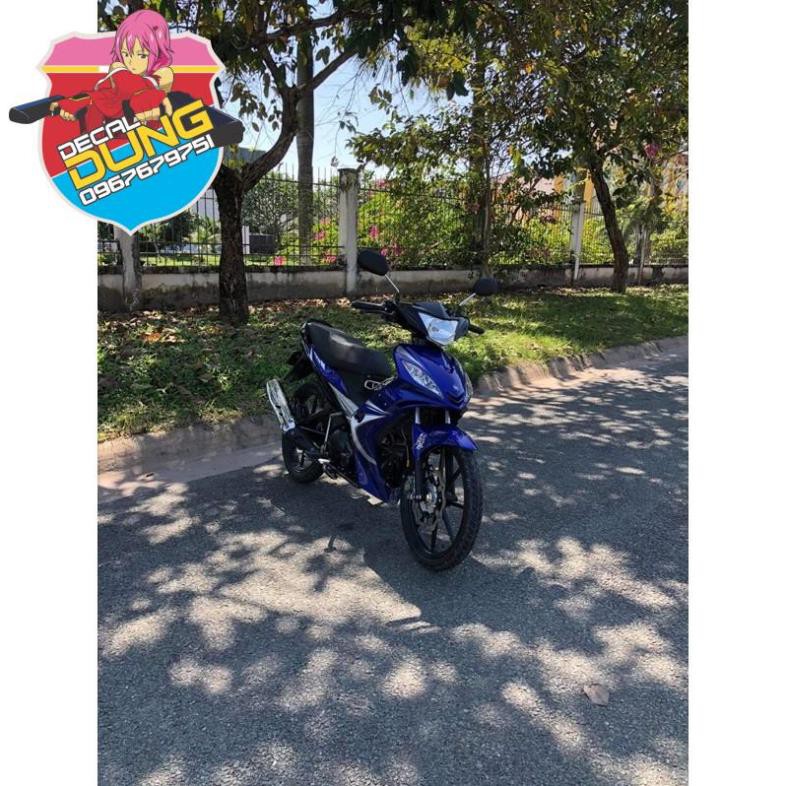 Tem xe exciter 2006 đến 2010 xanh gp Tem xe