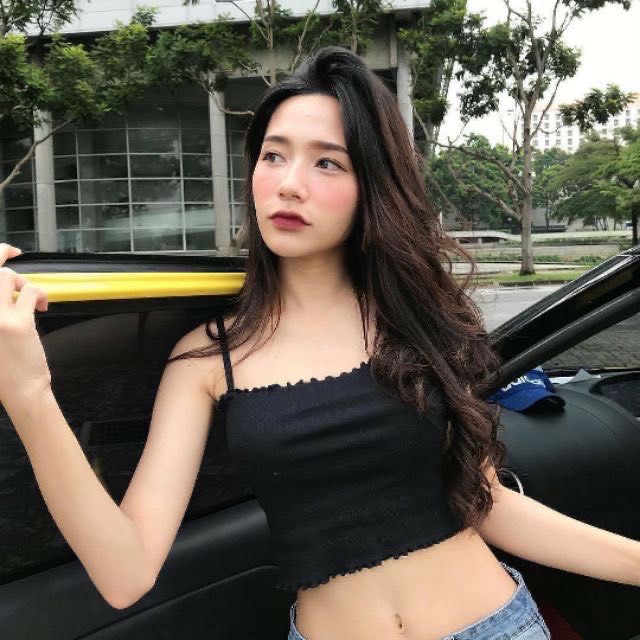 Áo Nữ - Áo Hai Dây Cuốn Biên - Thời Trang Nữ AnAn - CRT18 | BigBuy360 - bigbuy360.vn