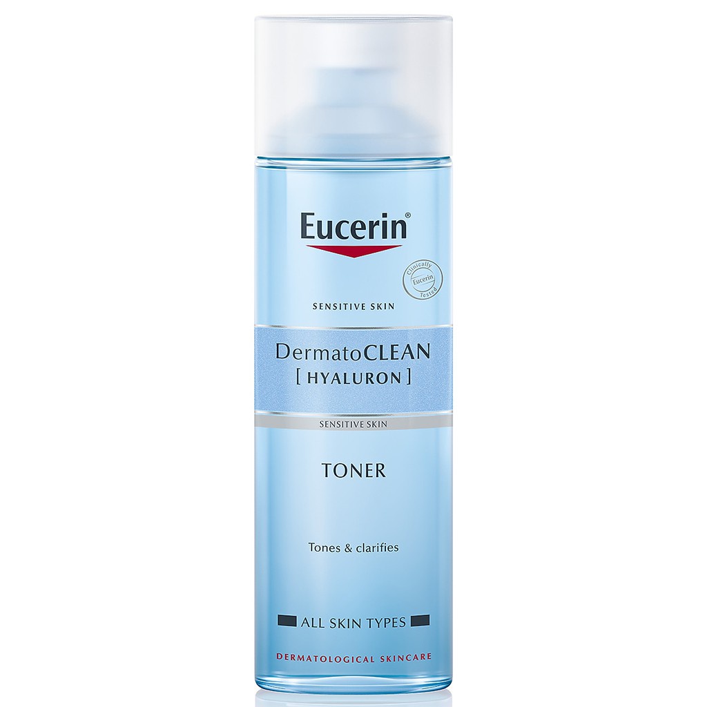 Nước Cân Bằng Cho Da Nhạy Cảm Eucerin DermatoCLEAN (200ml)