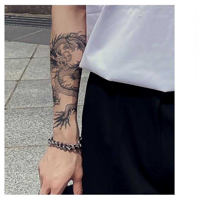 【SIYA Magic Tattoo】Hình Xăm Dán Tạm Thời 10-15 Ngày Chống Nước 18CM*11CM