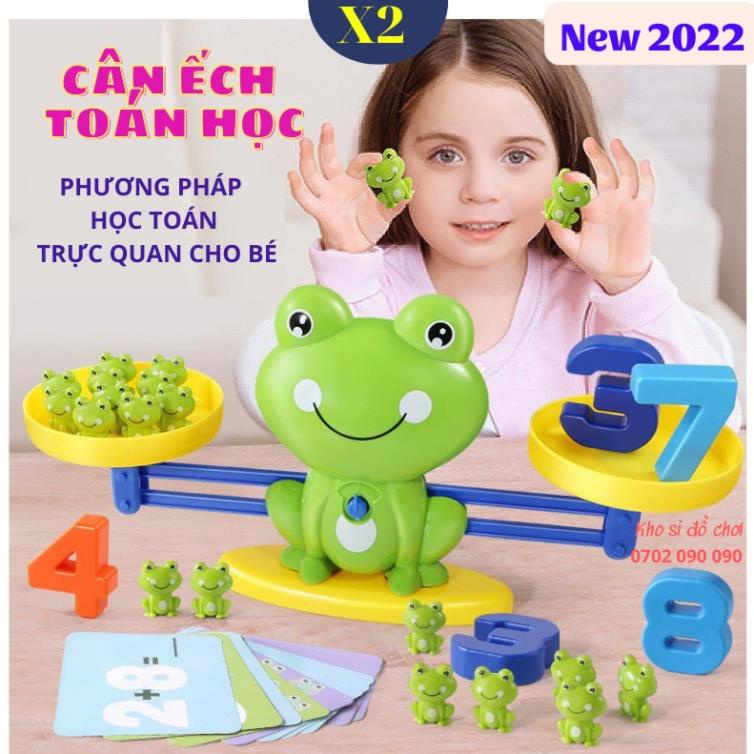 Đồ Chơi Giáo Dục Toán Học Thông Minh Montessori Cho Trẻ, Ếch Cân Bằng Trọng Lượng Hỗ Trợ Học Toán Và Phép Tính