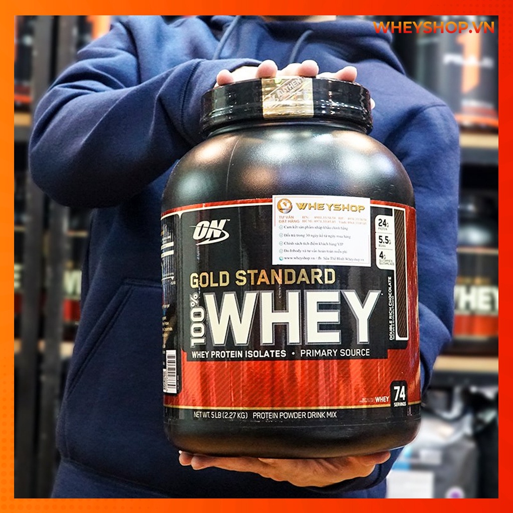 Sữa dinh dưỡng tăng cơ Whey Gold Standard 5Lbs