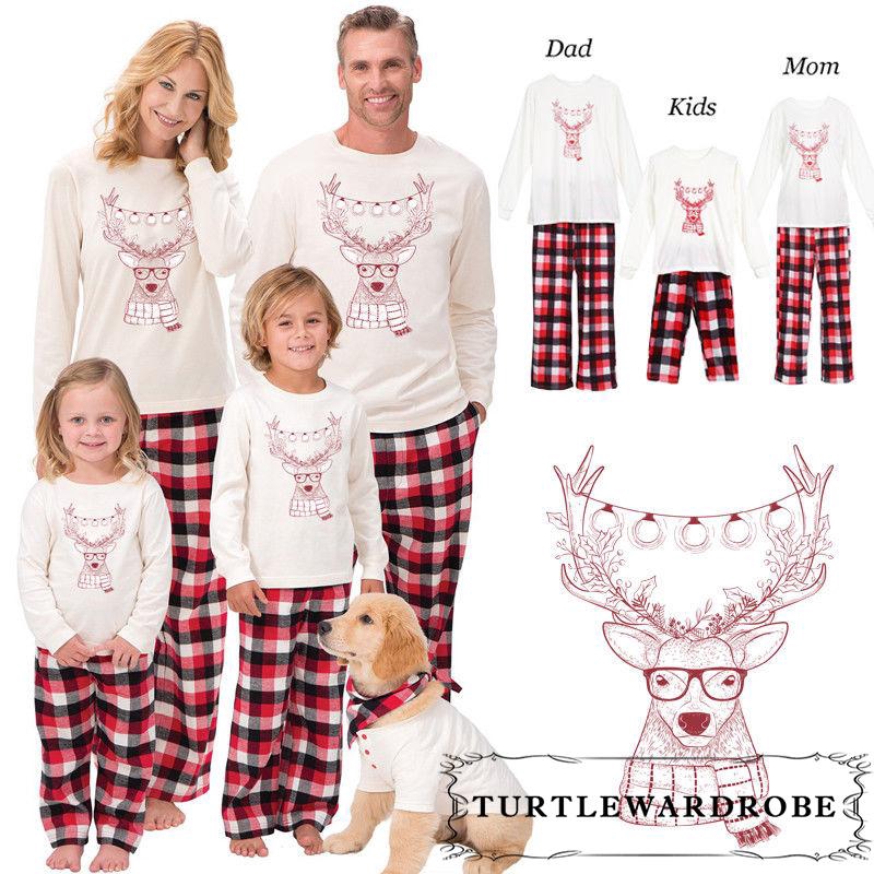 Bộ đồ ngủ pijama gia đình hình ông già Noel