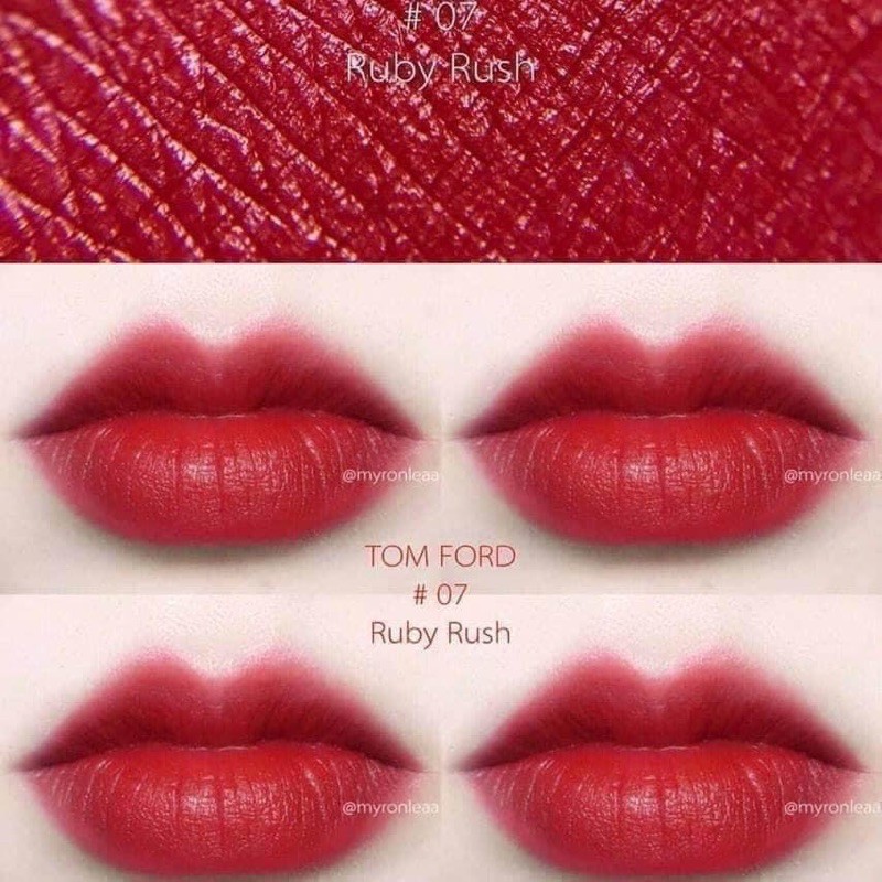 Son đỏ TF Ruby Rush 07 đẳng cấp mọi thời đại