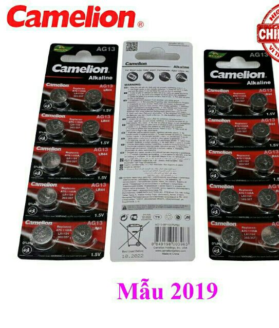 Pin AG13 / LR44 Camelion Alkaline 1.5 V