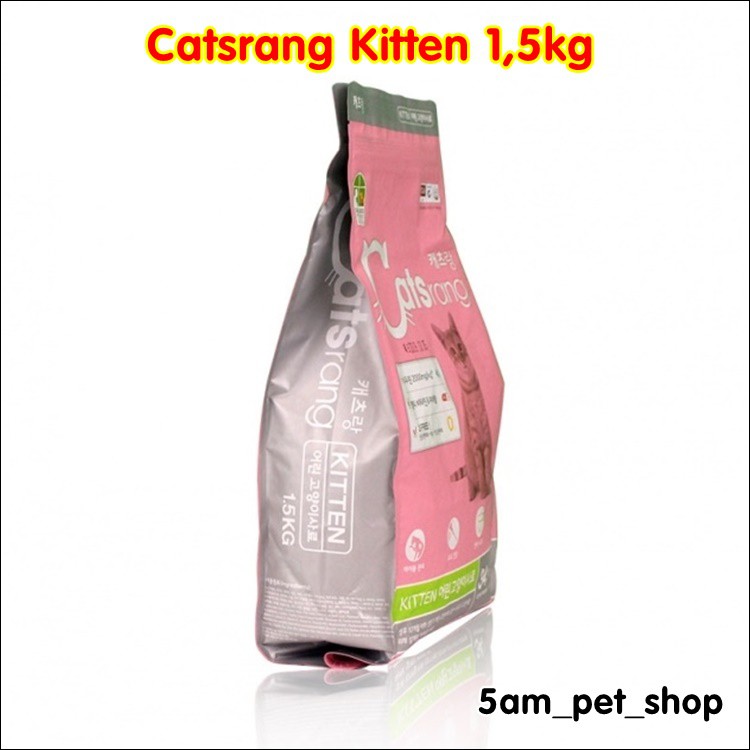 Thức ăn cho mèo con Catsrang Kitten dành cho mèo dưới 6 tháng tuổi date xa