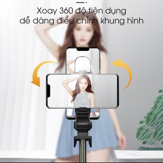 Gậy chụp ảnh XT-02, gậy tự sướng có bluetooth 3 chân đa năng,selfie , chụp hình, giá tripod đỡ điện thoại, livestream