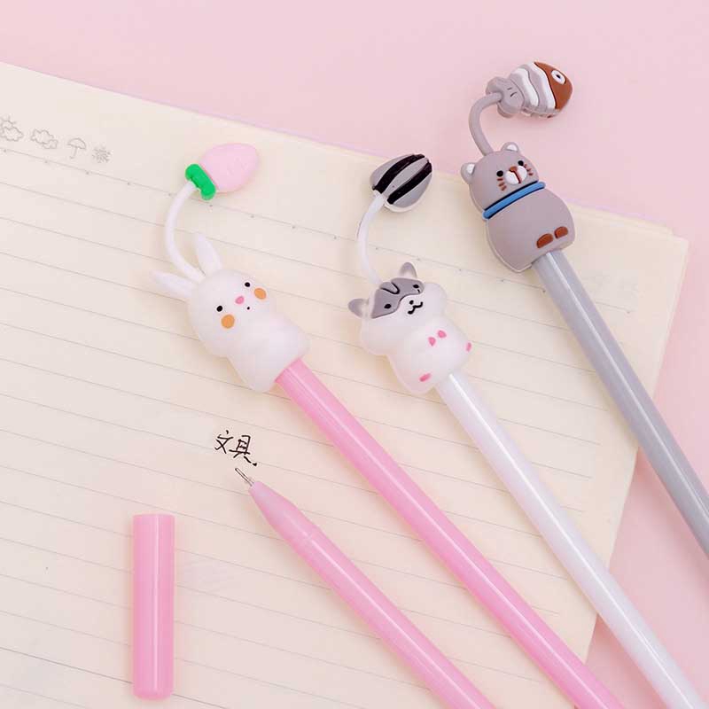 Bút Mực Gel Hình Cà Rốt Dễ Thương