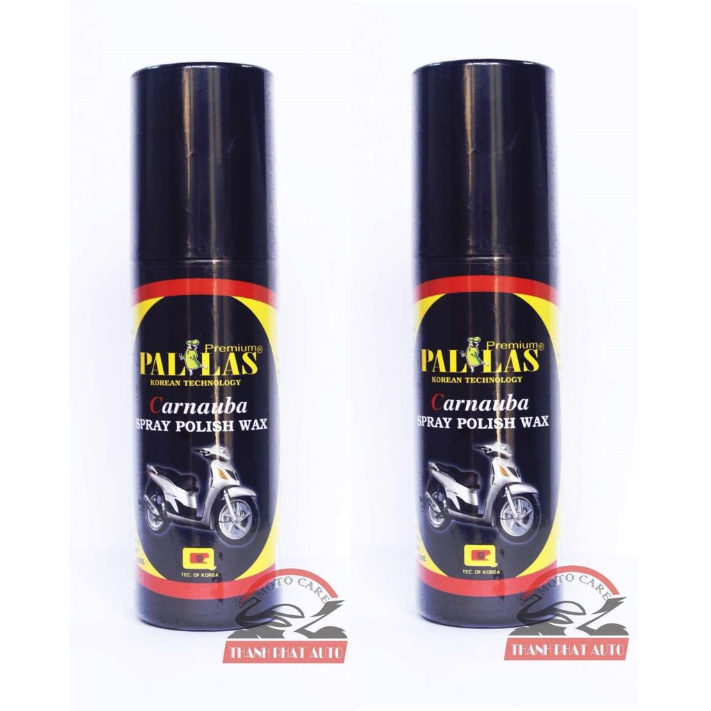 Combo 2 chai xịt bóng sơn xe pallas 120ml