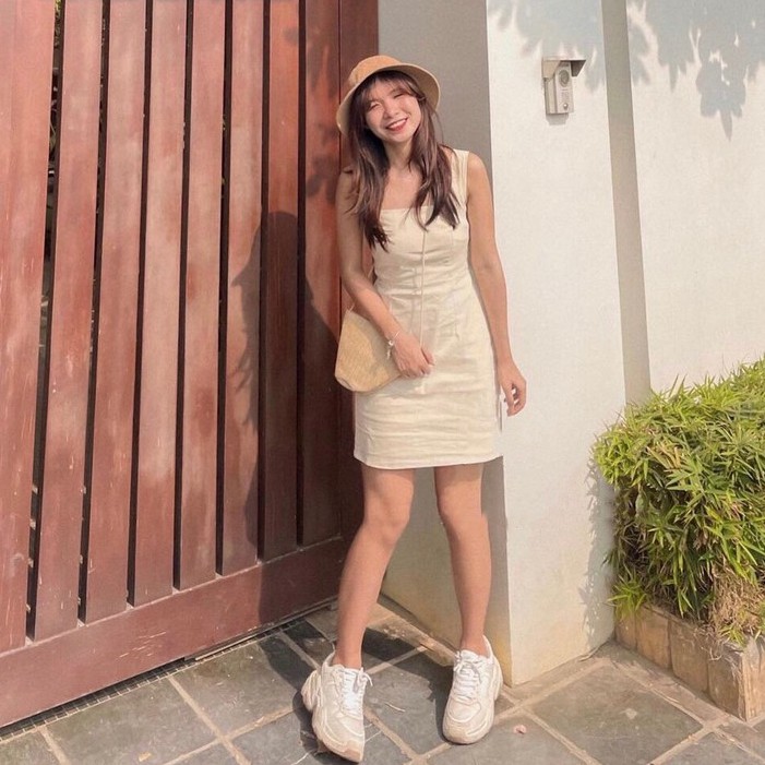[VÁY DÂY TÔN DÁNG] Váy Hai Dây Nữ, Váy 2 Dây Ôm Dáng Lưng Chun Chất Mềm Siêu Trendy | BigBuy360 - bigbuy360.vn