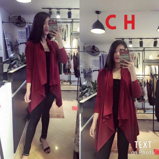 Áo khoác cadigan vạt chéo C&H Hàng Hót-Giá Sỉ tại Xưởng