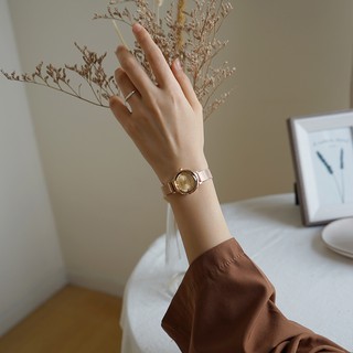 Đồng Hồ Nữ GEDI Dây Thép Mặt Đính Đá Sang Chảnh