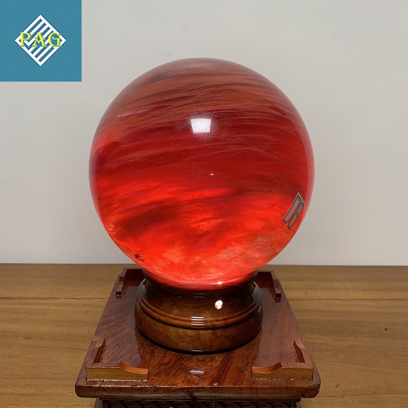 Quả Cầu Phong Thủy Obsidian Thuỷ Tinh Núi Lửa - Chiêu Tài Hút Lộc
