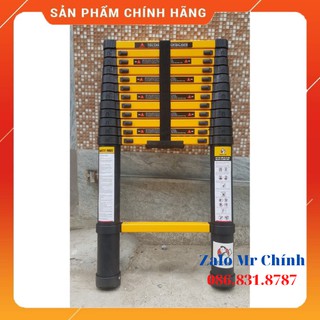 [Xả kho cắt lỗ] THANG NHÔM RÚT 3M8 - BH 24 THÁNG