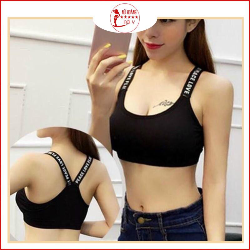 Áo tập gym nữ  thấm hút   áo tập cotton siêu thấm và nâng ngực đẹp C109