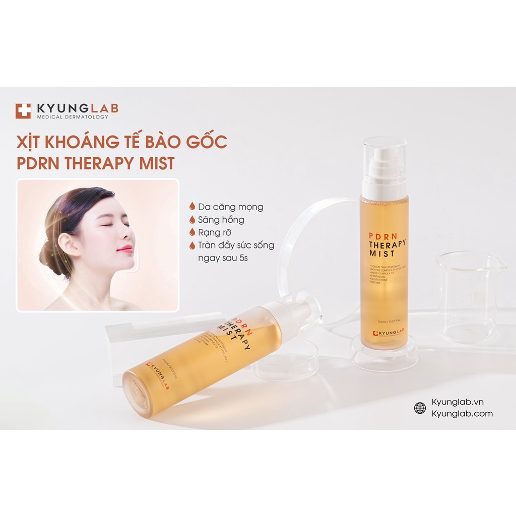 Xịt Khoáng Kyunglab PDRN Therapy Mist Hỗ Trợ Cân Bằng Da Làm Mờ Nếp Nhăn