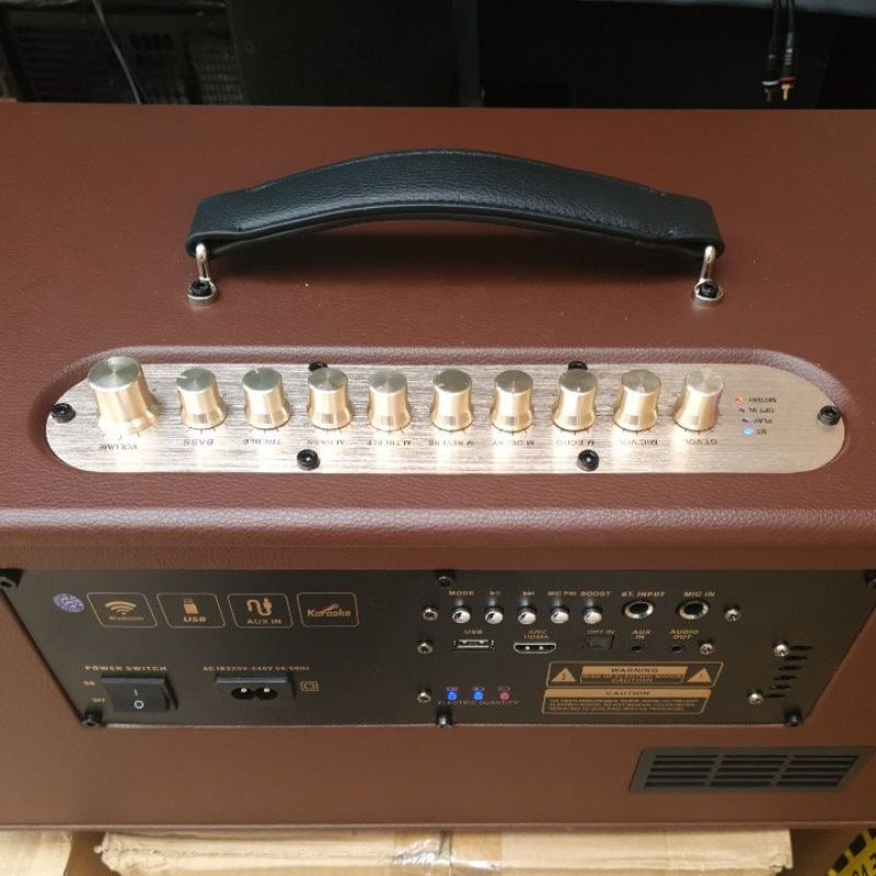 MẠCH LOA KÉO XÁCH TAY MẠCH LOA K10 100W CÓ ECHO REVERB SIÊU HAY