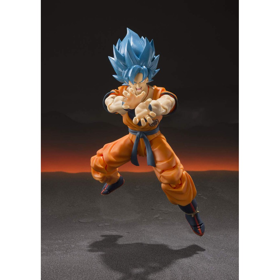 Mô hình Dragonball chính hãng - Goku blue SHF