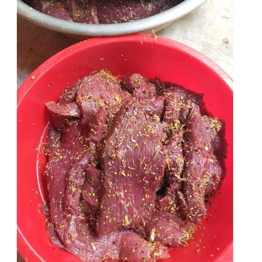 Thịt trâu gác bếp Tây Bắc bao thơm ngon chuẩn vị đặc sản vùng cao - tặng kèm chẩm chéo