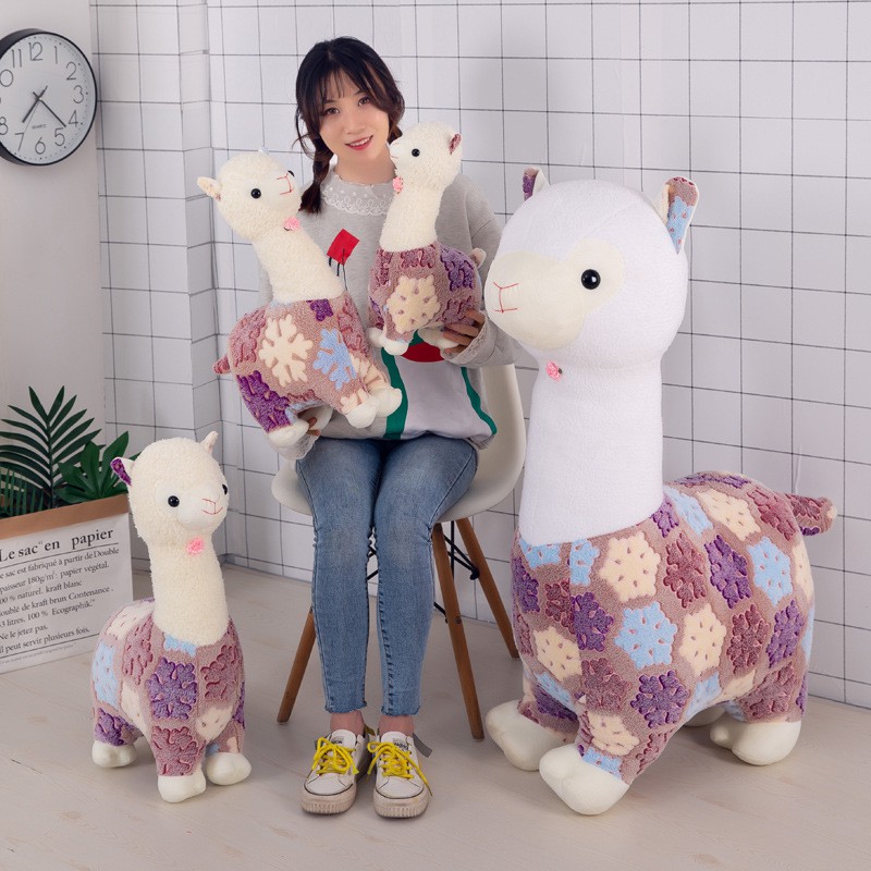 Mới Thú Nhồi Bông Hình Lạc Đà Alpaca Xinh Xắn