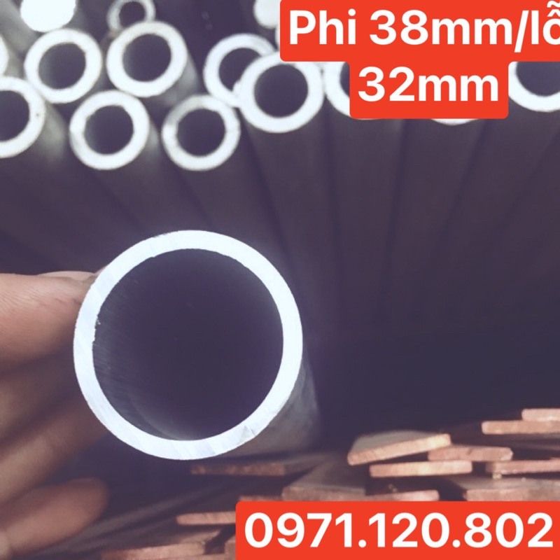 Ống nhôm A6061 phi 38mm x 3mm x3m