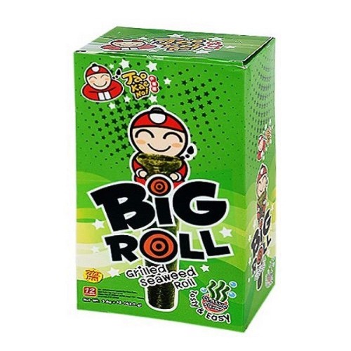 Snack Rong Biển Nướng Giòn Cậu Chủ TaoKaeNoi Big Roll Vị Truyền Thống Hộp