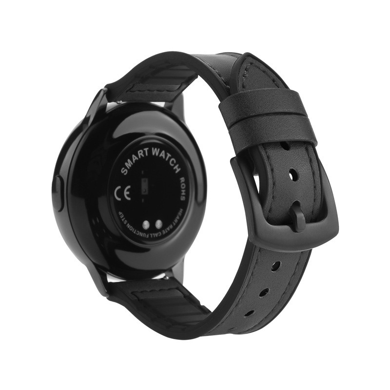 Dây Đeo Bằng Da Và Silicon 20Mm 22Mm Cho Đồng Hồ Thông Minh Samsung Galaxy Watch 3 41Mm 46Mm Huawei Watch Band GT2 Pro
