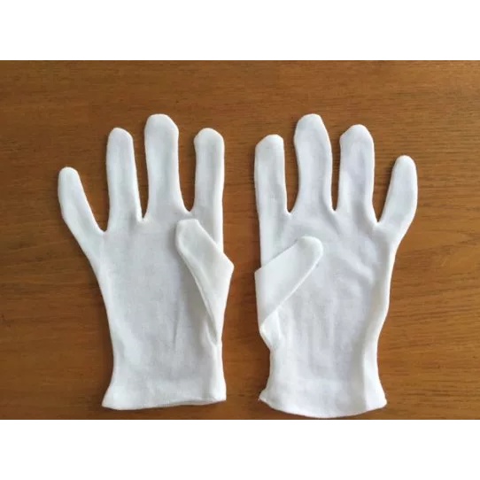10 đôi - Găng tay vải trắng duyệt binh, nghi thức, nghệ thuật, đi thumbnail