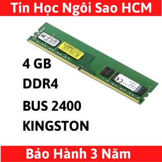 RAM 4GB DDR4 BUS2400 King.ston – Likenew – Bảo hành 3 năm