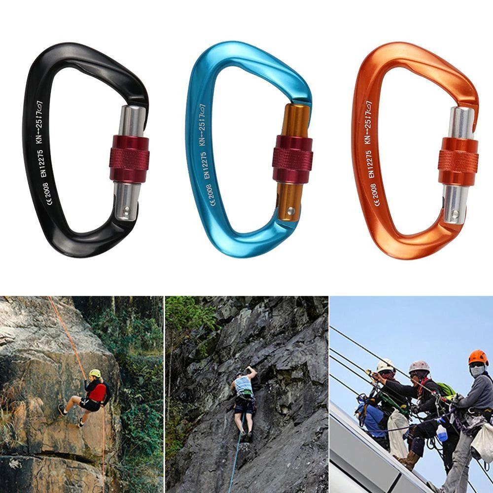 Móc Khóa Carabiner Dùng Leo Núi Chuyên Nghiệp