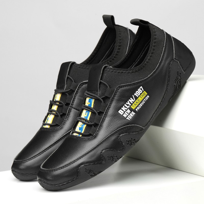 Giày Lười Chất Liệu Da Thiết Kế Thời Trang Cho Nam