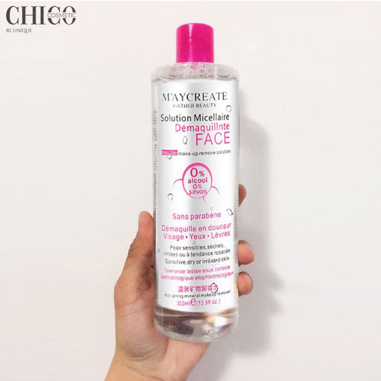 Nước Tẩy Trang MayCreate Nội Địa Trung, Nước Tẩy Trang Cho Da Dầu Mụn, Da Nhạy Cảm, da Khô 300ml | BigBuy360 - bigbuy360.vn