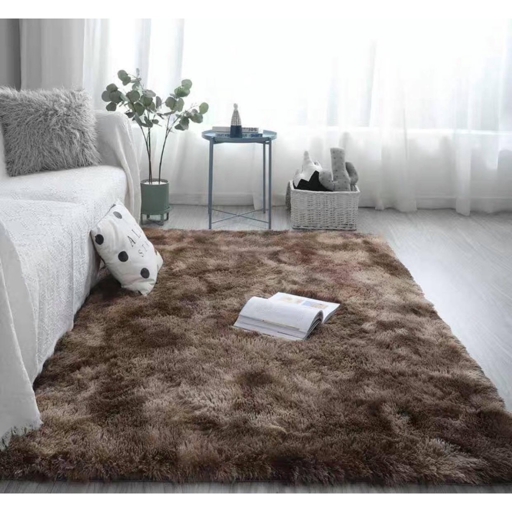 Thảm lông trải sàn decor phòng Boss Decor nhiều màu